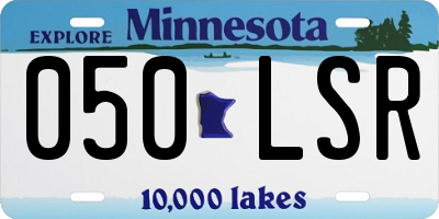 MN license plate 050LSR