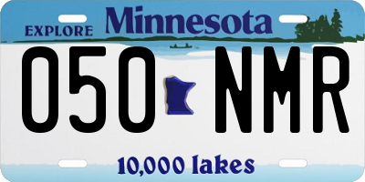 MN license plate 050NMR