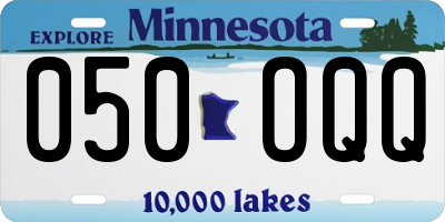 MN license plate 050OQQ
