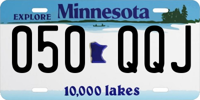 MN license plate 050QQJ