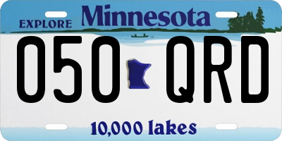 MN license plate 050QRD
