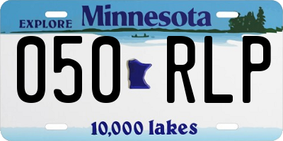MN license plate 050RLP