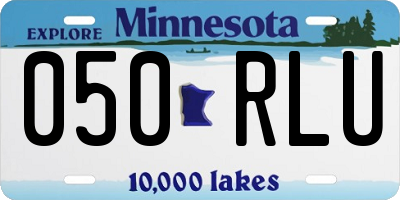 MN license plate 050RLU