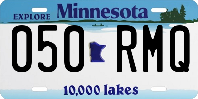 MN license plate 050RMQ