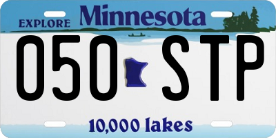 MN license plate 050STP