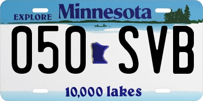 MN license plate 050SVB