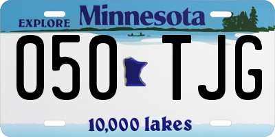 MN license plate 050TJG