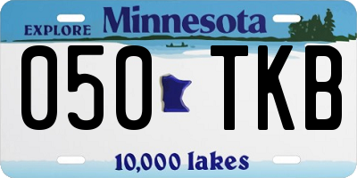 MN license plate 050TKB