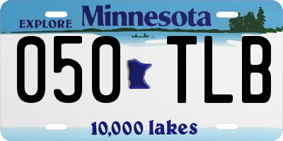 MN license plate 050TLB