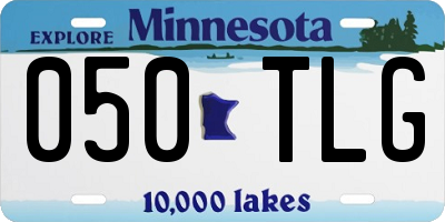 MN license plate 050TLG