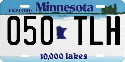 MN license plate 050TLH