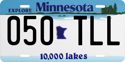 MN license plate 050TLL
