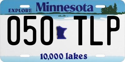MN license plate 050TLP