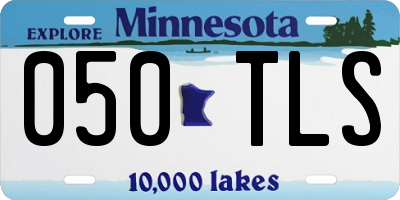 MN license plate 050TLS