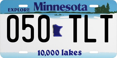 MN license plate 050TLT