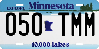 MN license plate 050TMM