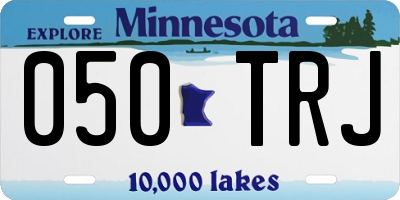 MN license plate 050TRJ