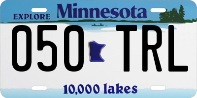 MN license plate 050TRL