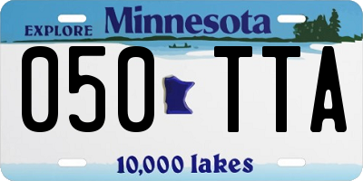 MN license plate 050TTA