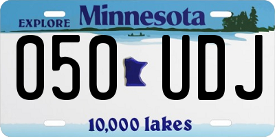 MN license plate 050UDJ