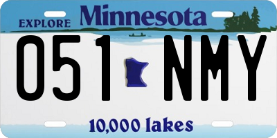 MN license plate 051NMY