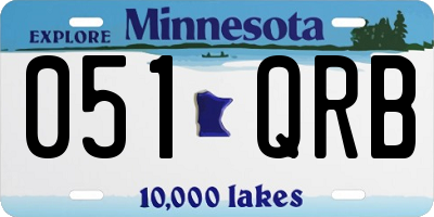 MN license plate 051QRB