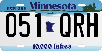 MN license plate 051QRH