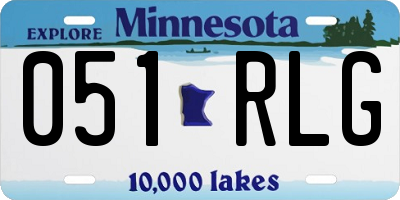 MN license plate 051RLG
