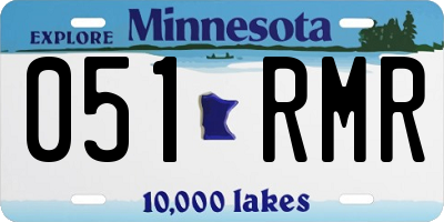 MN license plate 051RMR