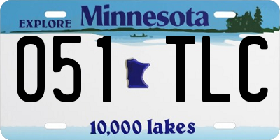 MN license plate 051TLC