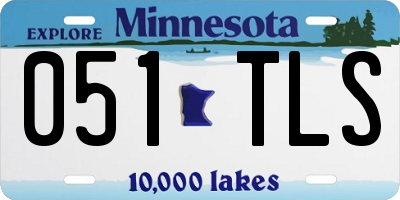 MN license plate 051TLS