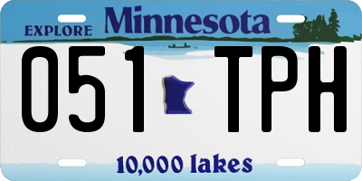 MN license plate 051TPH