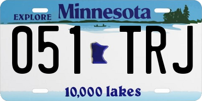 MN license plate 051TRJ