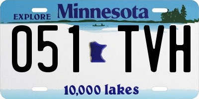 MN license plate 051TVH