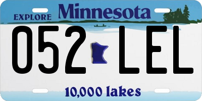 MN license plate 052LEL