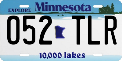 MN license plate 052TLR