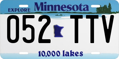 MN license plate 052TTV