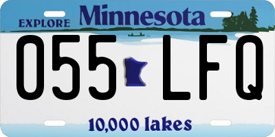 MN license plate 055LFQ