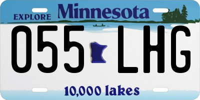 MN license plate 055LHG