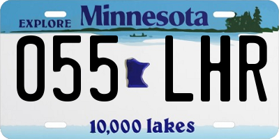 MN license plate 055LHR
