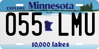 MN license plate 055LMU