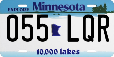 MN license plate 055LQR