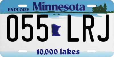 MN license plate 055LRJ