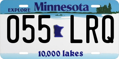 MN license plate 055LRQ