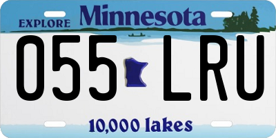 MN license plate 055LRU