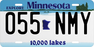 MN license plate 055NMY