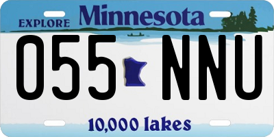 MN license plate 055NNU