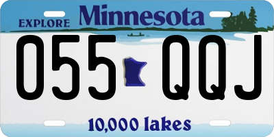 MN license plate 055QQJ