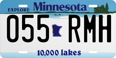 MN license plate 055RMH
