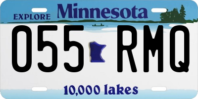 MN license plate 055RMQ